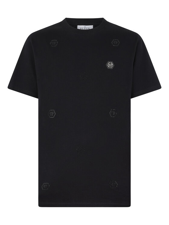 PHILIPP PLEIN PHILIPP PLEIN T-Shirt 28968 Czarny Regular Fit