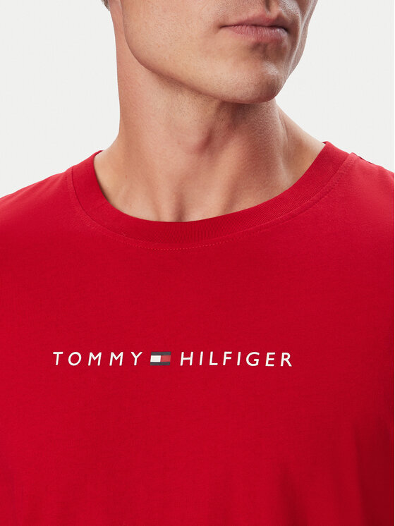 Tommy Hilfiger Tommy Hilfiger Majica dugih rukava UM0UM04014 Crvena Regular Fit