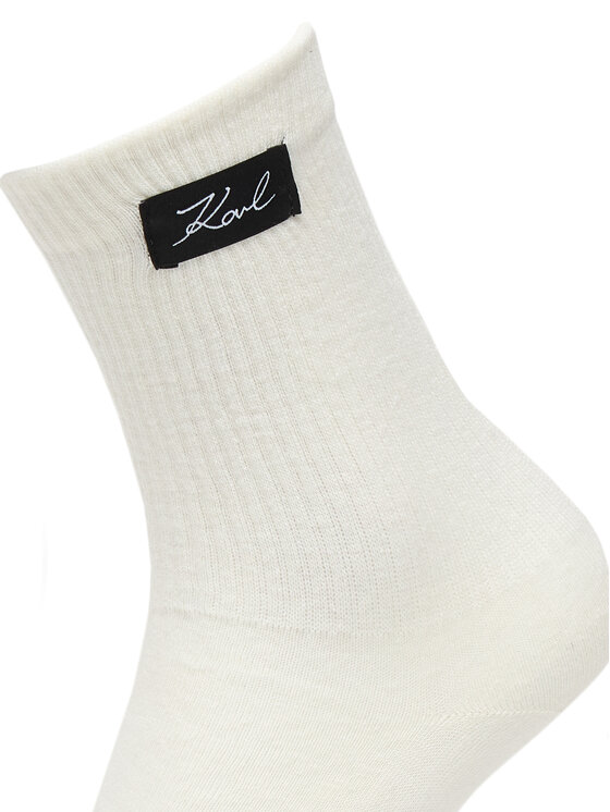 KARL LAGERFELD KARL LAGERFELD Hosszú zoknik B1W47036 Fekete