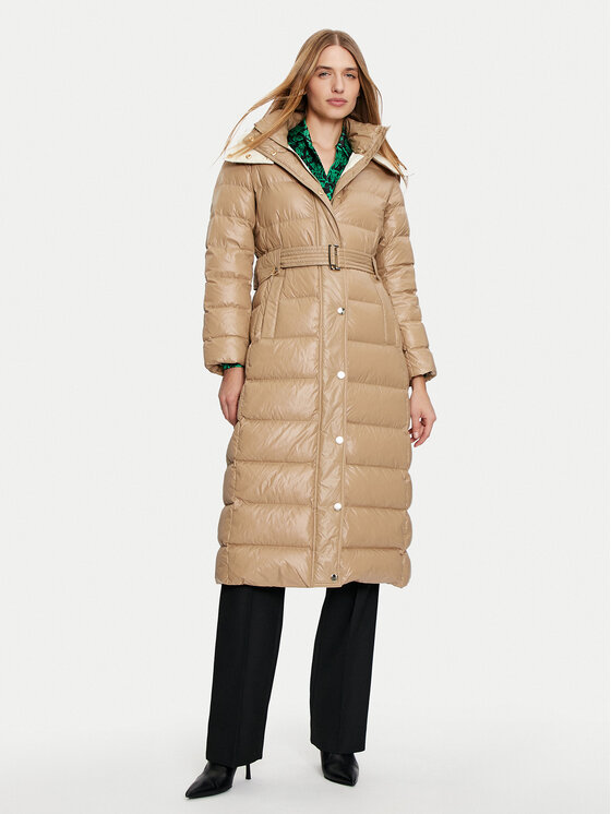 Liu Jo Vatovaná bunda WF4167 T2709 Béžová Regular Fit