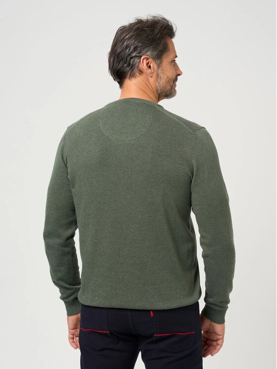 Willsoor Willsoor Sweter 71406/2 Zielony Regular Fit