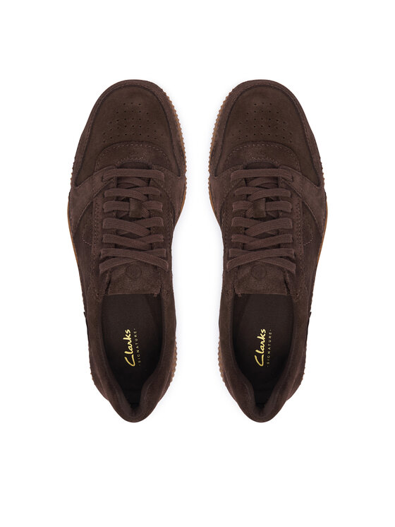 Clarks Clarks Sneakersy Sharpham Lace 26327296 Hnědá
