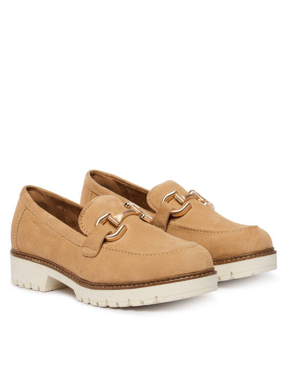 Tamaris Tamaris Chunky loafers 1-24723-43 Beige