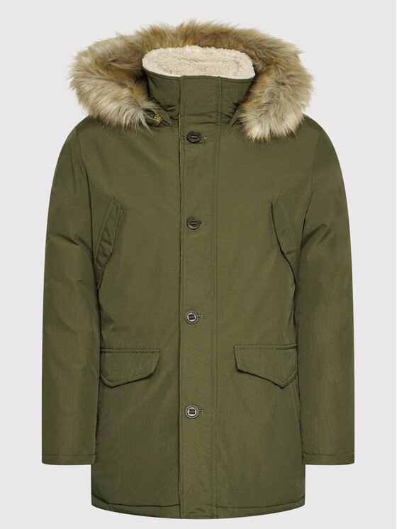 Wrangler Wrangler Parka Parka W4D0WXXIX 112141353 Zielony Regular Fit
