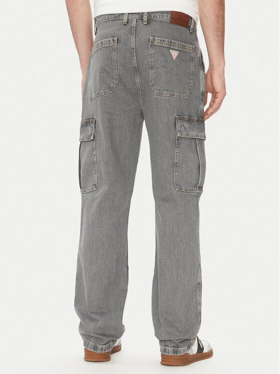 Guess Jeans Guess Jeans Blugi M5GA88D5LW2 Gri Relaxed Fit