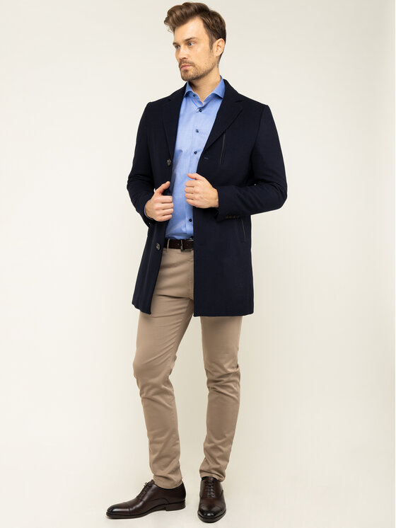 Emanuel Berg Emanuel Berg Πουκάμισο Hv-Harvard PEB45789 Μπλε Modern Fit