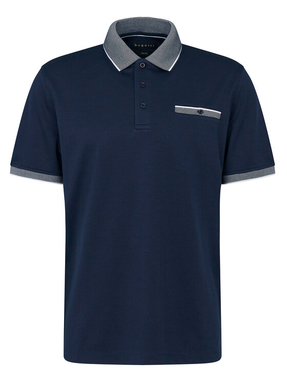 Bugatti Bugatti Polo 8151-75091C Blu scuro Regular Fit