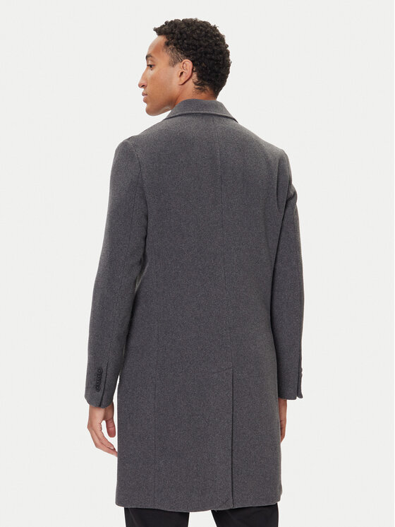 United Colors Of Benetton United Colors Of Benetton Vilnonis paltas 2X59UN05M Pilka Regular Fit