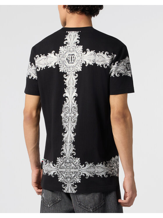 PHILIPP PLEIN PHILIPP PLEIN T-Shirt 31294 Černá Regular Fit