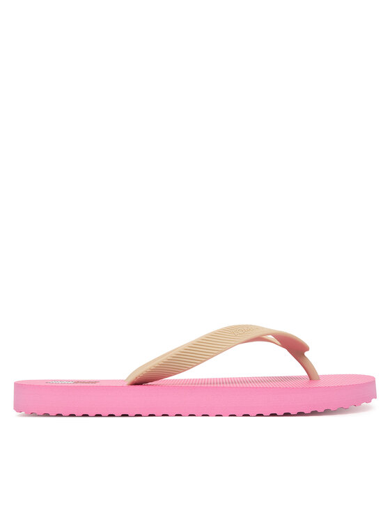 Tommy Jeans Tommy Jeans Žabky Logo Summer Sandal EN0EN02979 Béžová