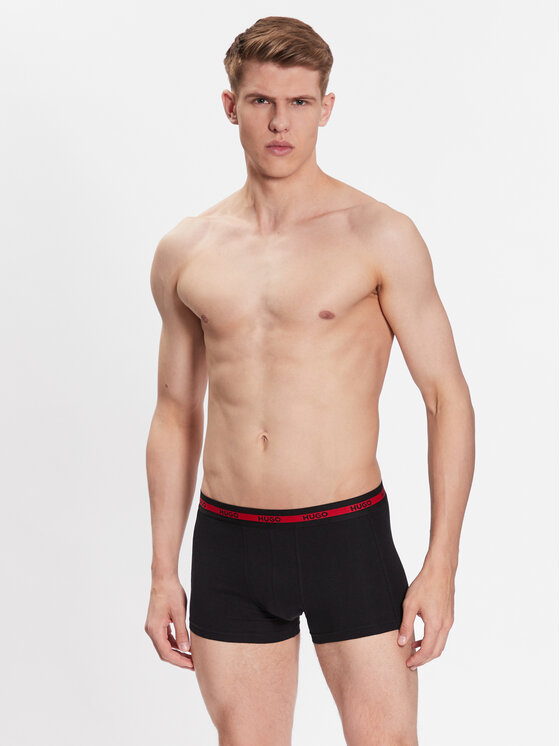 HUGO Hugo Set od 3 para bokserica 50492375 Crna