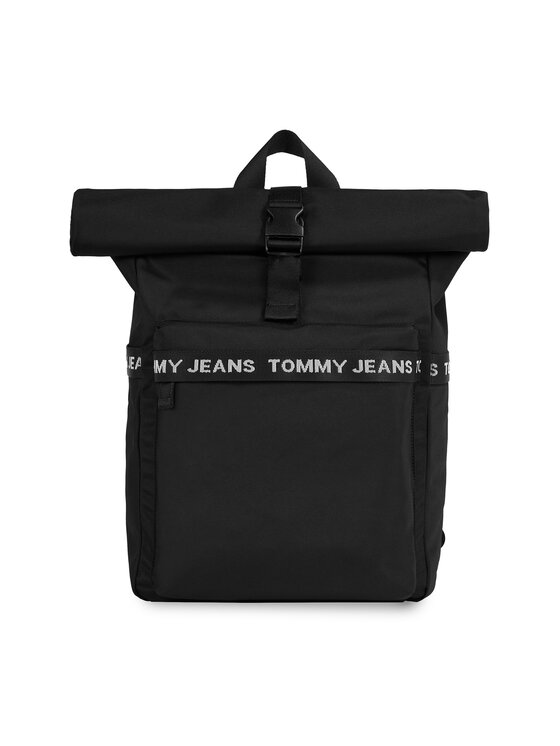 Rucsac Tommy Jeans Tjm Essential Rolltop Bp AM0AM11176 Negru