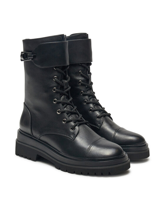 Coccinelle Coccinelle Schnürstiefeletten Coccinellemagie E4 RJO 35 01 01 Schwarz