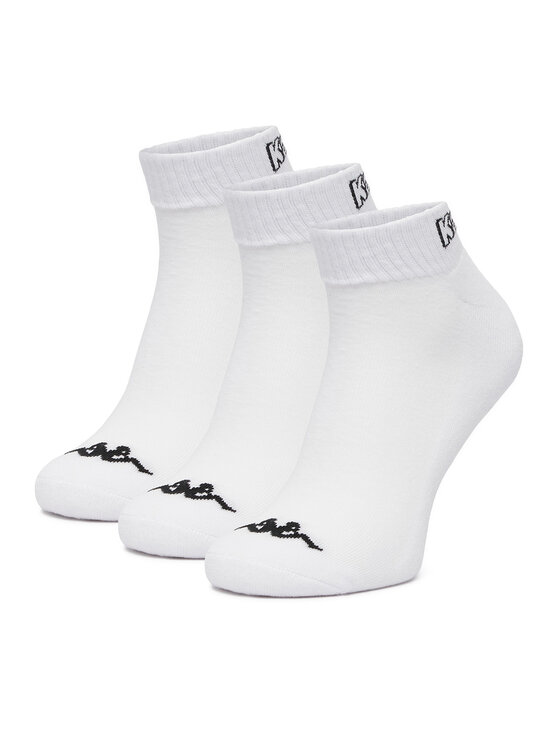 Kappa Kappa Șosete lungi CEO_KR_GOAL_SS26 (3-PACK) Alb