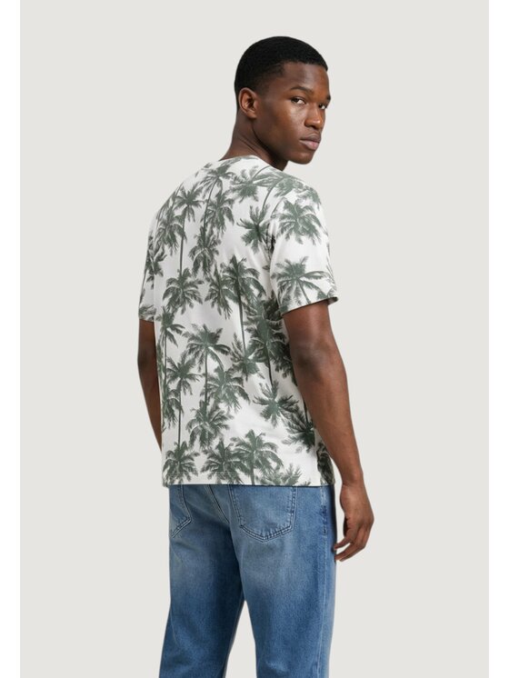 Antony Morato Antony Morato T-shirt RELAXED FIT STAMPA ALLOVER Verde Over Fit