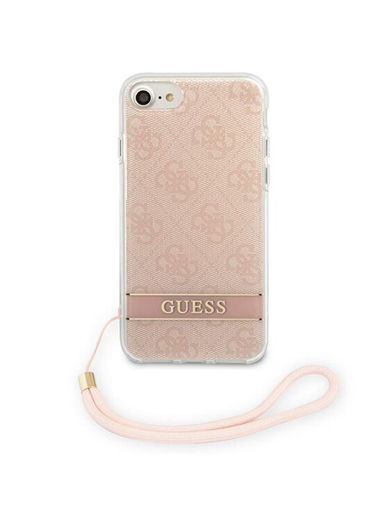 Guess Guess Etui na telefon iPhone 7/8/SE 2020 Różowy