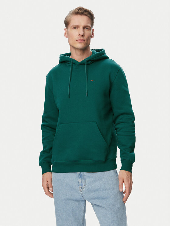 Tommy Jeans Hanorac DM0DM20742 Verde închis Regular Fit