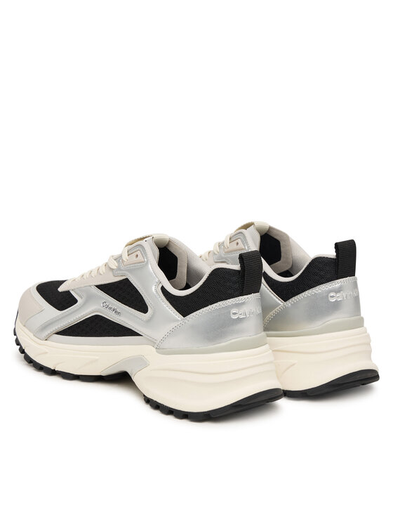 Calvin Klein Calvin Klein Сникърси Hike Run Ckstripe Mesh Met HW0HW03140 Черен