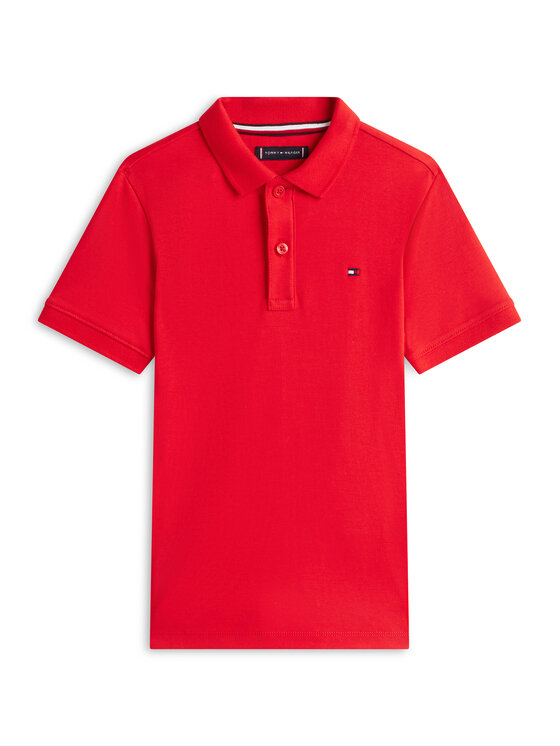 Tommy Hilfiger Tommy Hilfiger Polokošile Essential KB0KB10007 Červená Regular Fit