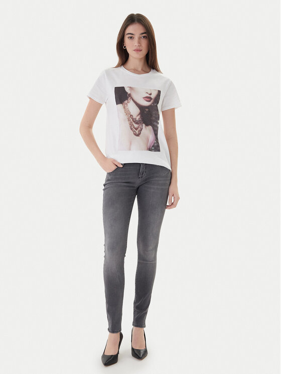 Guess Guess Džinsi Annette W2YA99 D4PZ2 Pelēks Skinny Fit