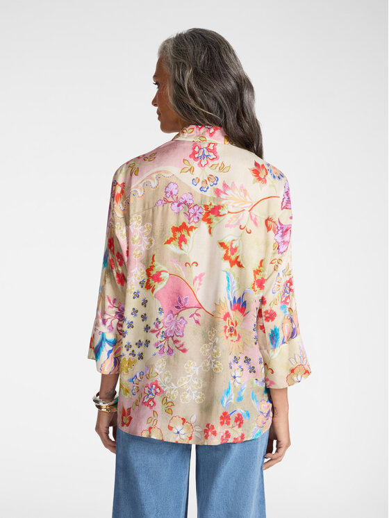 Elena Mirò Elena Mirò Bluzka 2043Z200047N041 Czerwony Boxy Fit