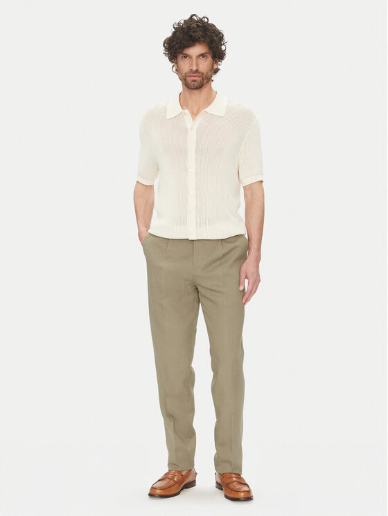 Marciano Guess Marciano Guess Pantaloni di tessuto 5GHB17 2310Z Verde Regular Fit