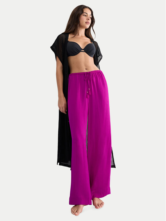 Triumph Triumph Штани з тканини Summer 10227246 Темно-рожевий Wide Leg