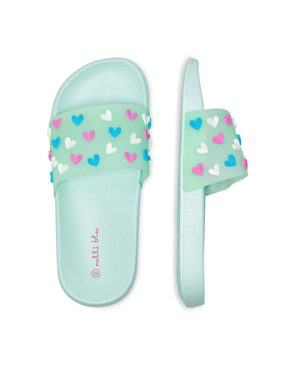 Nelli Blu Nelli Blu Pantoletten SS23-69536 Grün