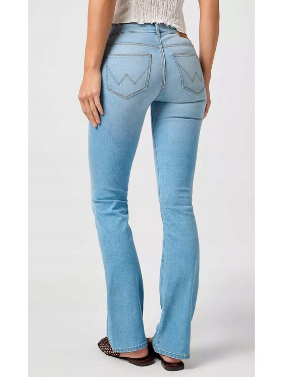 Wrangler Wrangler Jeansy Bootcut 625 Niebieski Bootcut Fit