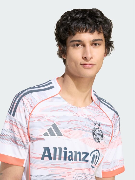 adidas adidas Koszulka techniczna FC Bayern Biały Slim Fit