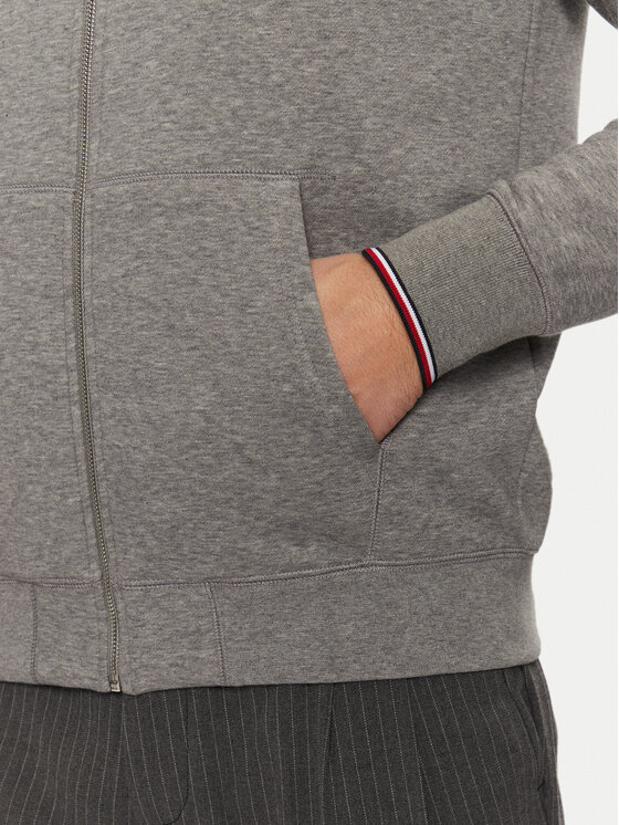 Tommy Hilfiger Tommy Hilfiger Суитшърт Small Logo MW0MW37687 Сив Regular Fit