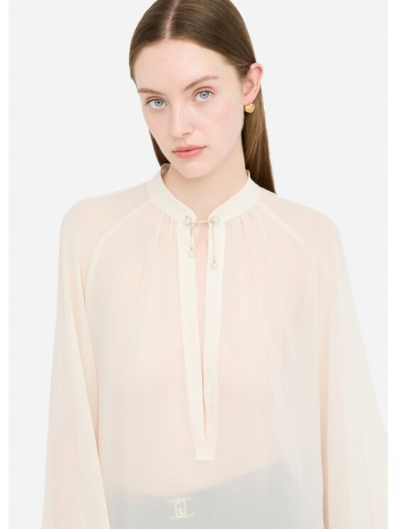 Liu Jo Liu Jo Blusa CF5303TS869X0726 Bianco Loose Fit