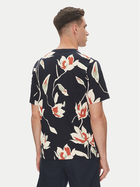 Jack & Jones Jack & Jones Tričko Palermo 12279351 Tmavomodrá Regular Fit