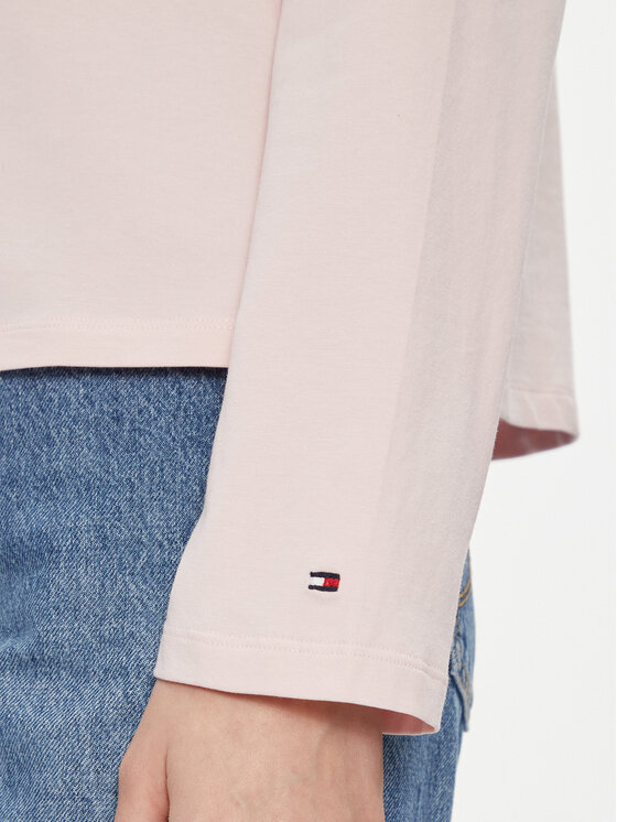 Tommy Hilfiger Tommy Hilfiger Majica Mini Corp Logo WW0WW39784 Ružičasta Relaxed Fit