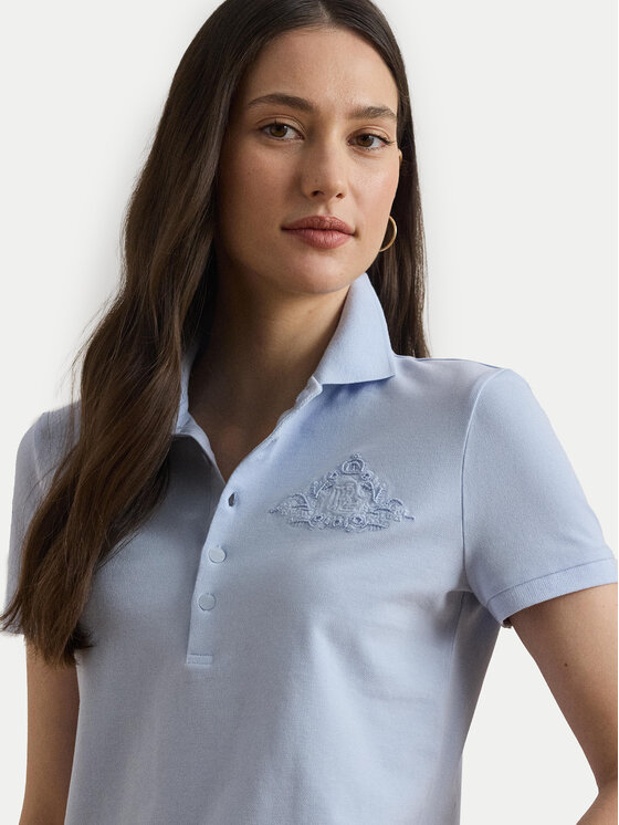 LAUREN RALPH LAUREN LAUREN RALPH LAUREN Polo majica 200966129001 Svetlo modra Slim Fit