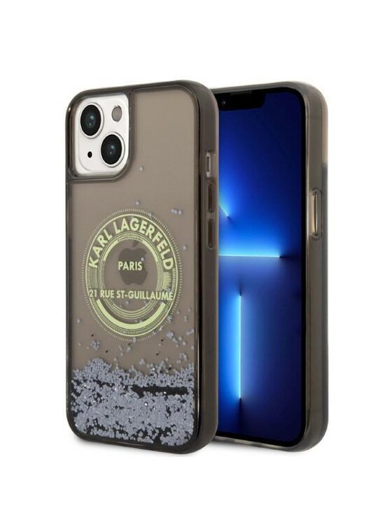 KARL LAGERFELD KARL LAGERFELD Etui na telefon iPhone 14 Plus Czarny