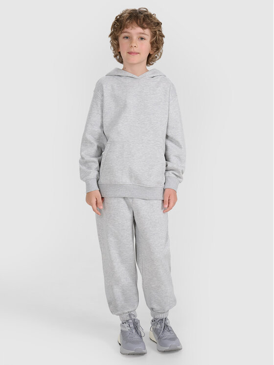 4F 4F Bluza BASIC+ Szary Oversize