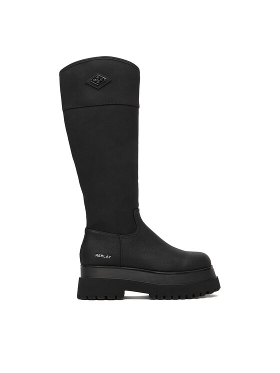 REPLAY Kozaki GWL72.000.C0025S Czarny