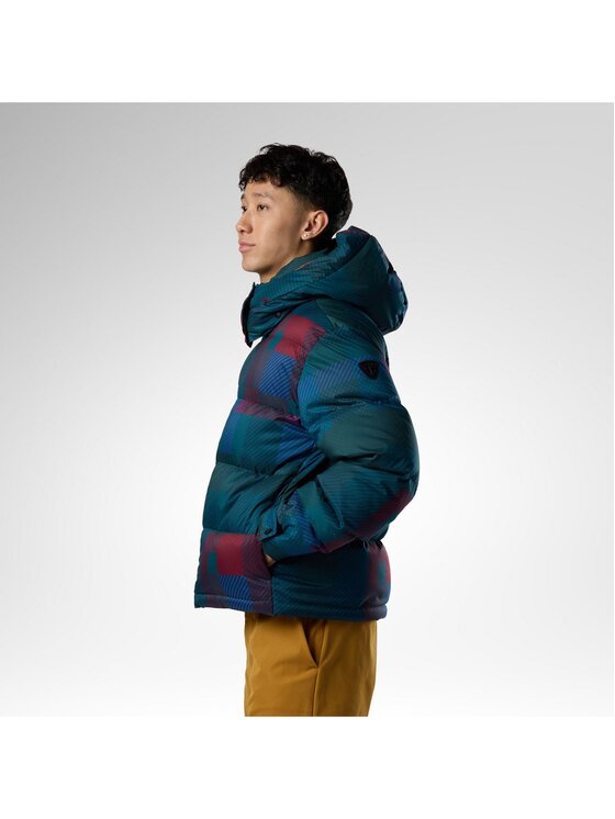Rossignol Rossignol Kurtka puchowa M Abel Down Hoodie Jacket Turkusowy Regular Fit