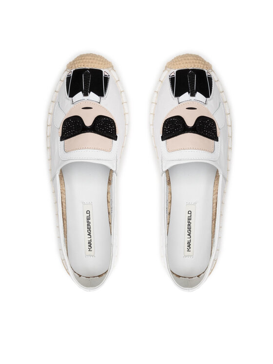 KARL LAGERFELD KARL LAGERFELD Еспадрили KL80121 Бял