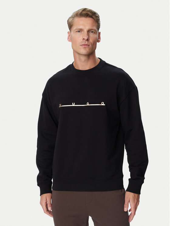 HUGO HUGO Mikina Datrisweat 50568124 Čierna Regular Fit