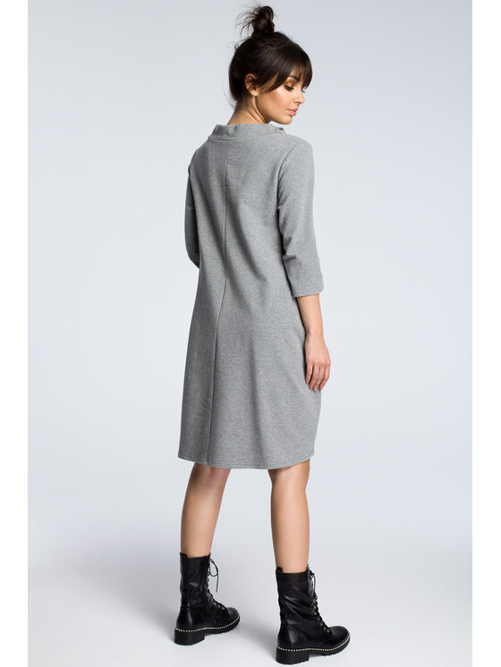 BeWear BeWear Vestito da giorno B070 Grigio Baggy Fit