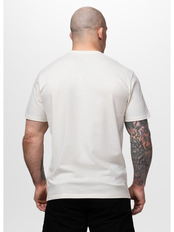 PITBULL PITBULL T-Shirt USA CAL Biały Regular Fit