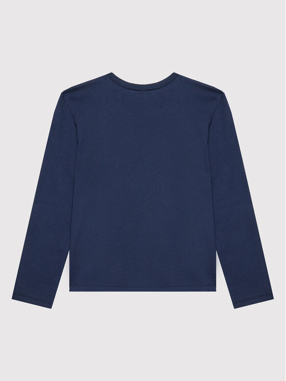 United Colors Of Benetton United Colors Of Benetton Majica 3I9WG104K Tamnoplava Regular Fit