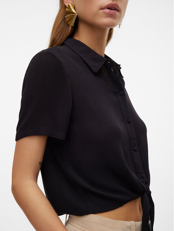 Vero Moda Vero Moda Cămașă Menny 10303694 Negru Relaxed Fit
