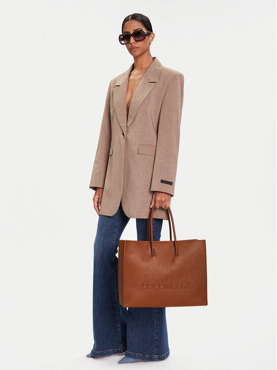 Coccinelle Coccinelle Handtasche QBB Coccinllemyrtha Maxi Log E1 QBB 18 01 01 Braun