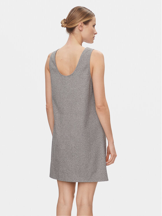 Vila Vila Kleid für den Alltag 14091442 Grau Regular Fit