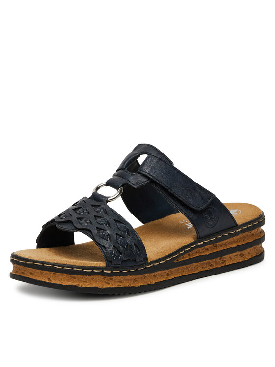 Rieker Rieker Ciabatte 629K9-14 Blu scuro
