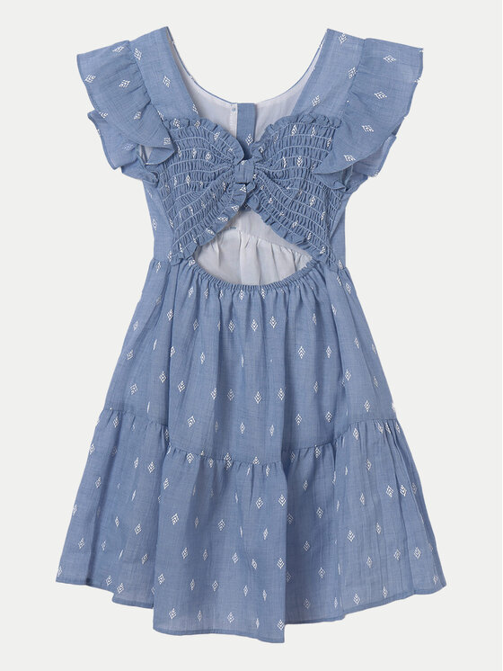 Mayoral Mayoral Sommerkleid 6952 Blau Regular Fit