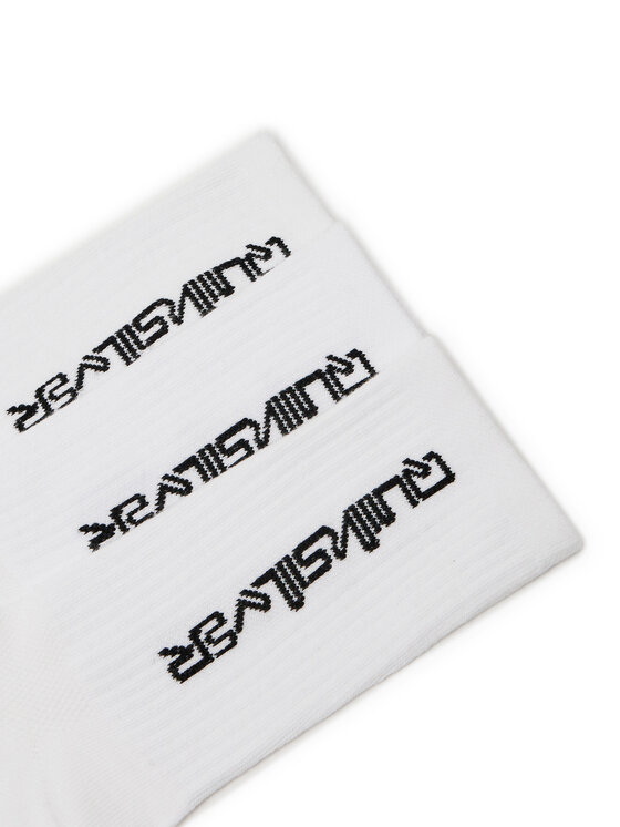 Quiksilver Quiksilver Calzini lunghi AS_QUIKSILVER_100W_SS25 (3-PACK) Bianco